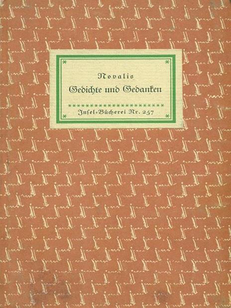 Gediche und Gedanfen - Novalis - 2