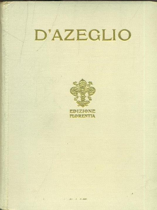 I miei ricordi - Massimo D'Azeglio - copertina