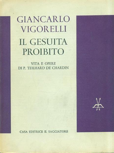 Il gesuita proibito - Giancarlo Vigorelli - copertina