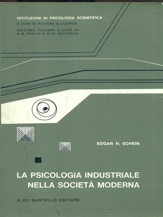 La psicologia industriale nella società moderna - copertina