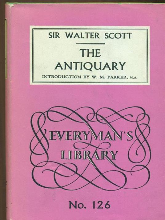 The antiquary - Walter Scott - copertina