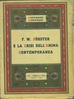 F. W. Forster e la crisi dell'anima contemporanea
