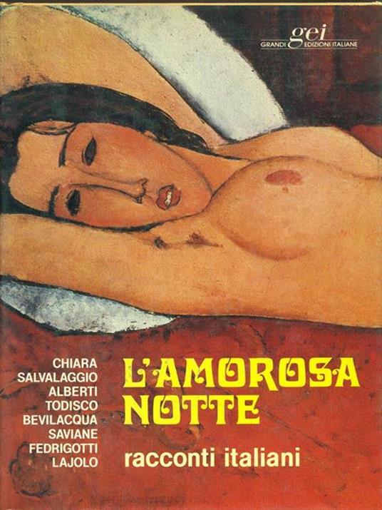 L' amorosa notte - copertina