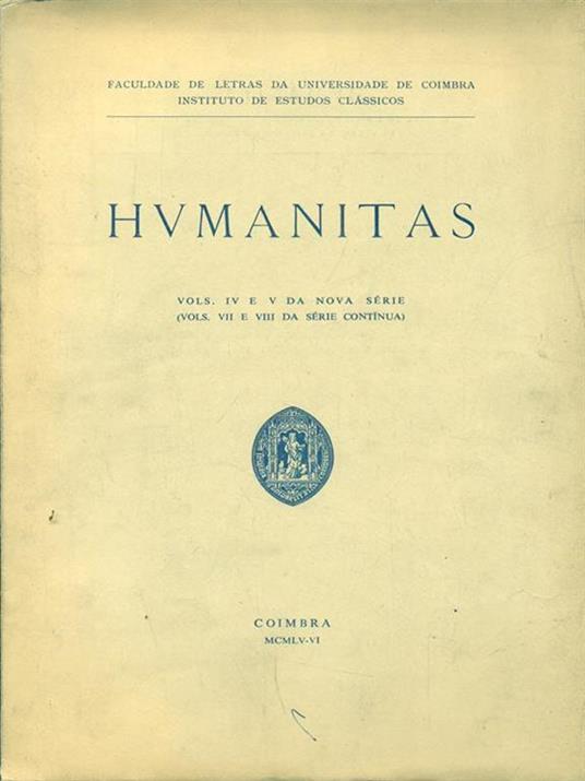 Humanitas vols IV e V danova serie (vols. VII e VII da serie continua) - 10