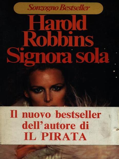 Signora sola - Harold Robbins - copertina