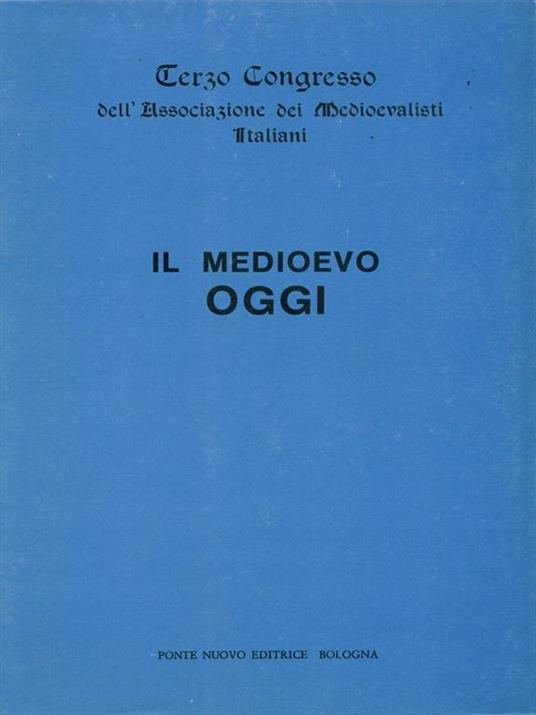 Il medioevo oggi - copertina