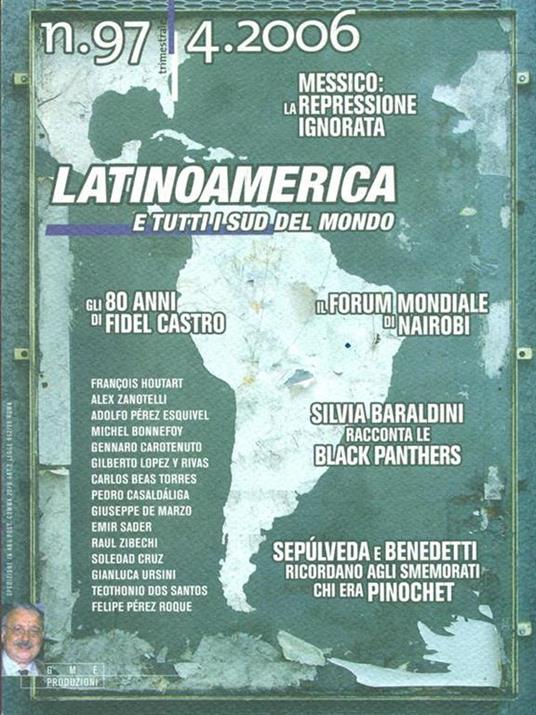 Latinoamerica e tutti i sud delmondo n. 97/4. 2006 - copertina