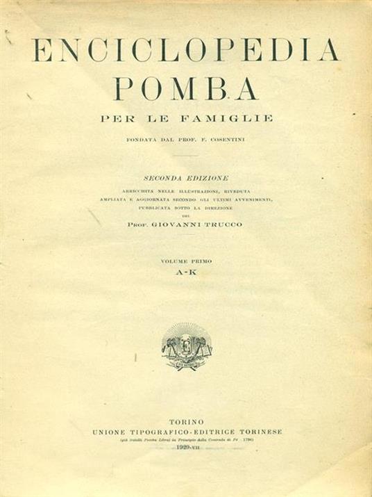 Enciclopedia Pomba per le famiglie I-II - 6