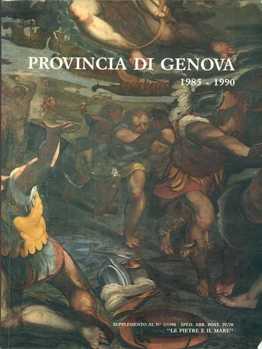 Provinvia di Genova 1985-1990 - copertina