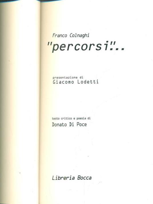 Percorsi - copertina