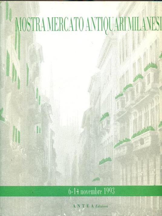 Xxxi Mostra mercato antiquari milanesi-1993 - copertina