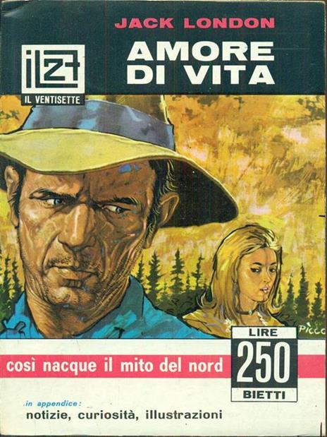 Amore di vita - Jack London - copertina