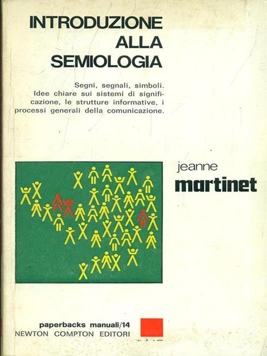 Introduzione alla semiologia - Jeanne Martinet - copertina