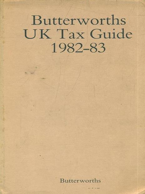Butterworths UK Tax Guide 1928-83 - 7