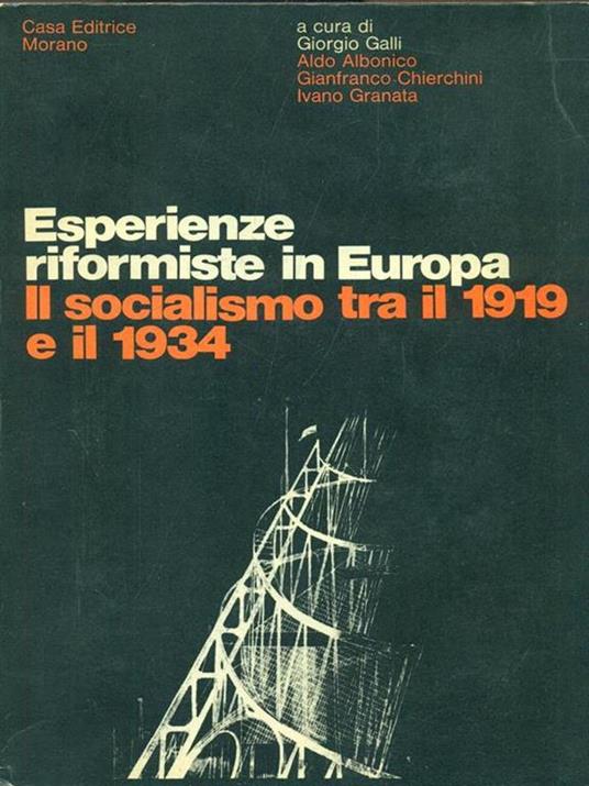 Esperienze riformiste in Europa. Il socialismo tra il 1919 e il 1934 - copertina