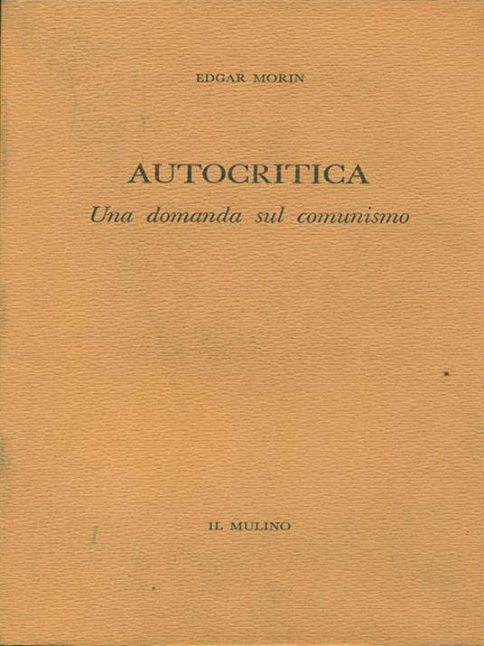 Autocritica - Edgar Morin - 5