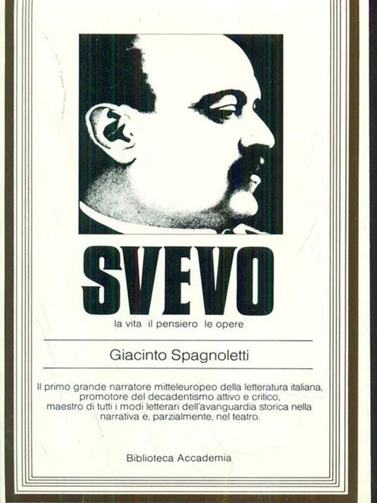 Svevo - Giacinto Spagnoletti - copertina