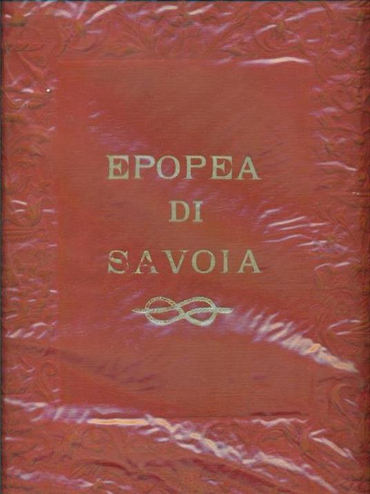 Epopea di Savoia - copertina