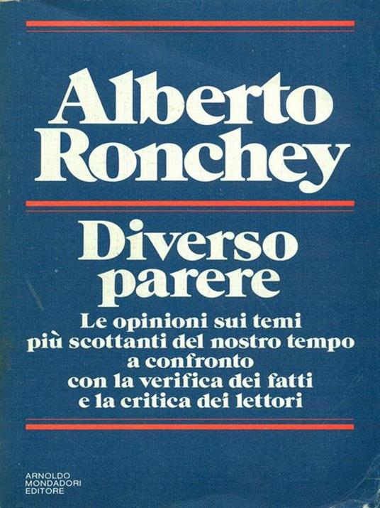 Diverso parere - Alberto Ronchey - 3