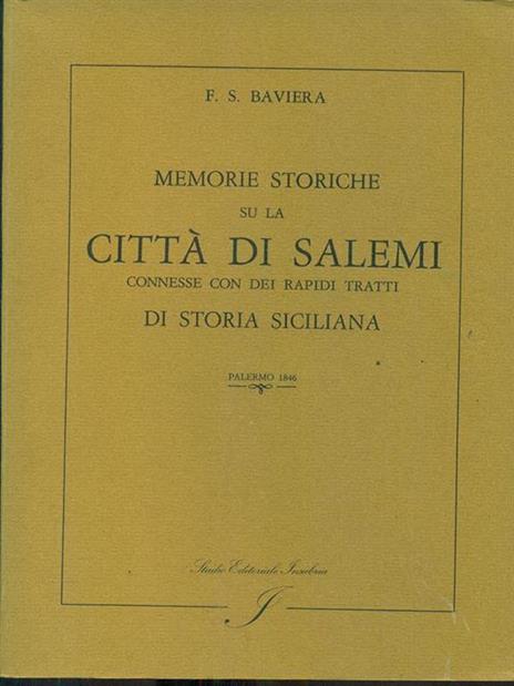 Memorie storiche su la Citta di Salemi - 2