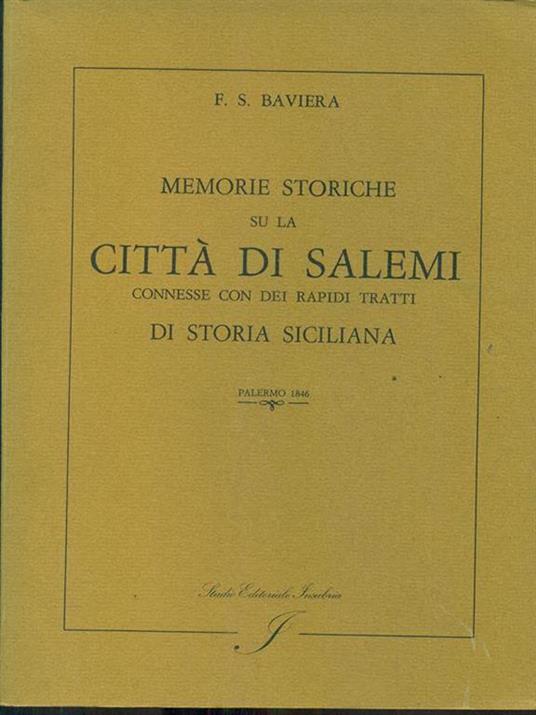 Memorie storiche su la Citta di Salemi - 2