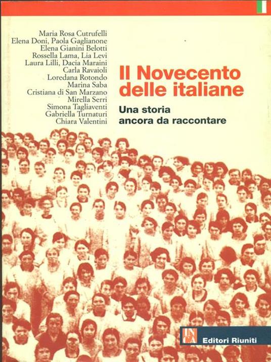 Il Novecento delle italiane. Una storia ancora da raccontare - copertina