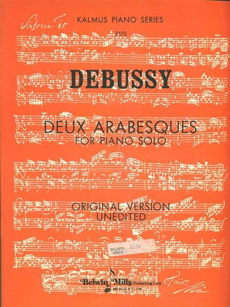 Deux arabesques for piano solo - Claude Debussy - 8