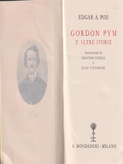 Gordon Pym - Edgar Allan Poe - copertina