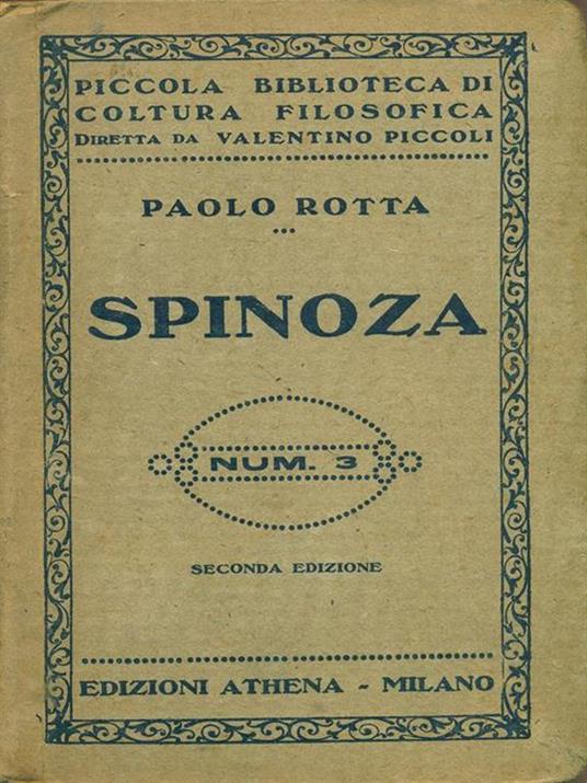 Spinoza - Paolo Rotta - 5