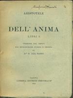 Dell'anima. Libri 3