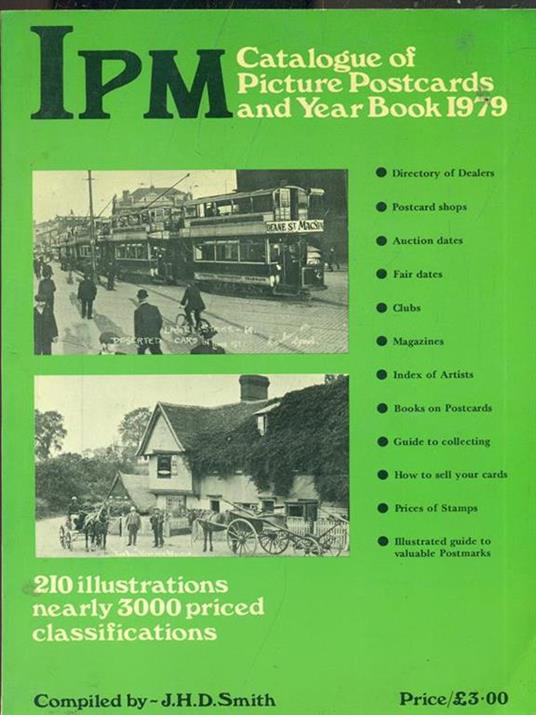 IPM Catalogue of Picture Postcards andYear Book 1979 - J. H. Williams - copertina