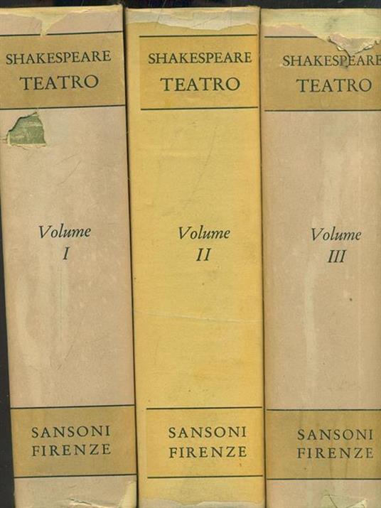 Tutte le opere - William Shakespeare - Libro Usato - Sansoni 