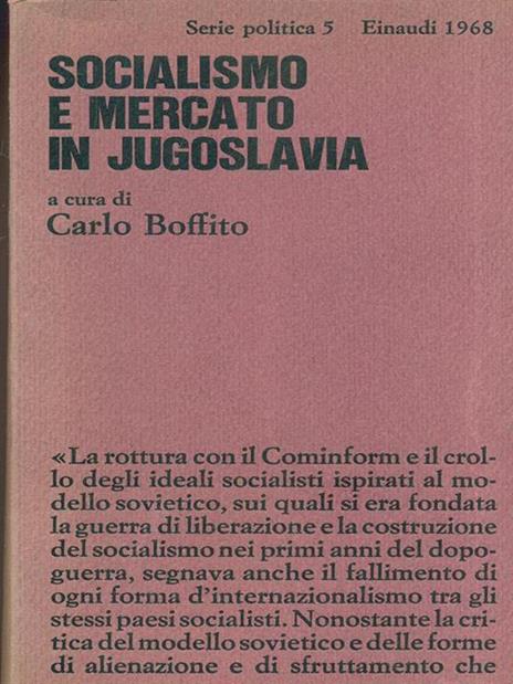 Socialismo e mercato in Jugoslavia - copertina
