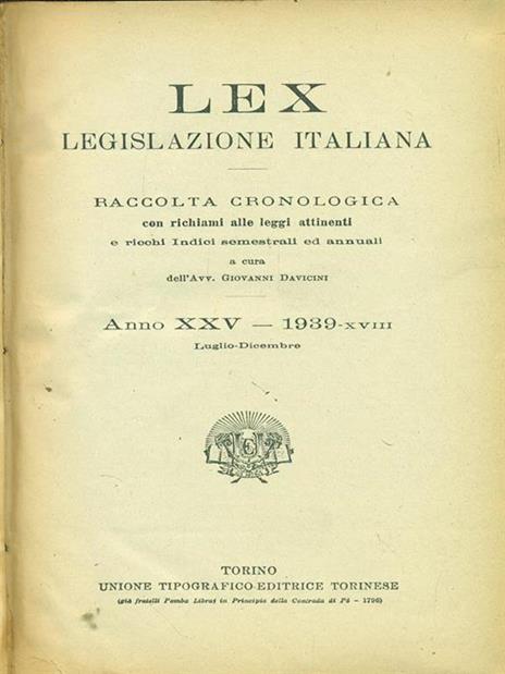 Lex Legislazione Italiana - 6