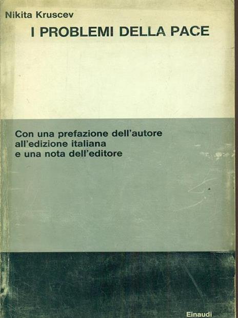 I problemi della pace - Nikita S. Krusciov - copertina