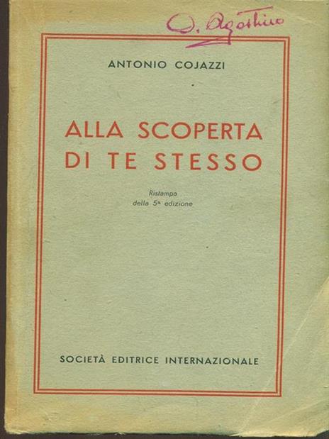 Alla scoperta di te stesso - Antonio Cojazzi - 3