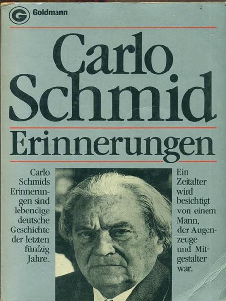 Erinnerungen - Carlo Schmid - 6