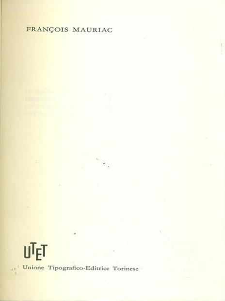 Opere Mauriac - François Mauriac - copertina