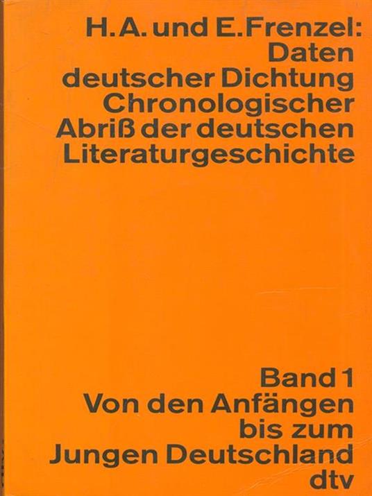 Daten deutscher Dichtung - 3