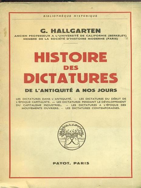 Histoire des dictatures - 7