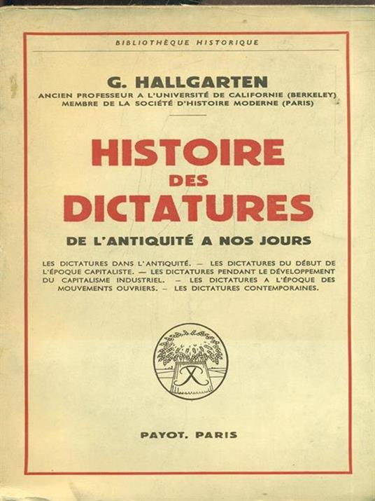 Histoire des dictatures - 8