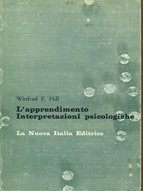 L' apprendimento interpretazioni psicologiche - Winfred F. Hill - 5