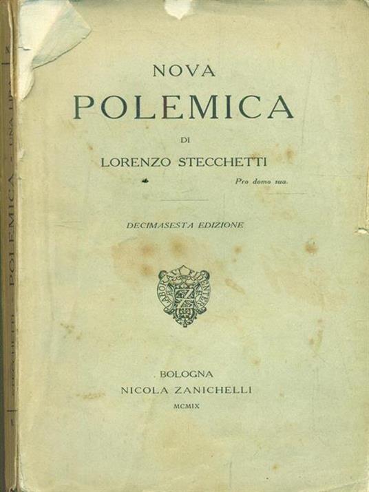 Nova Polemica - Lorenzo Stecchetti - 4