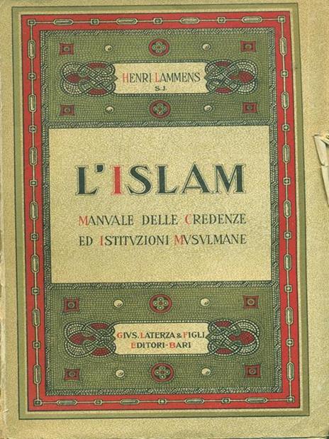 L' Islam - Henri Lammens - copertina