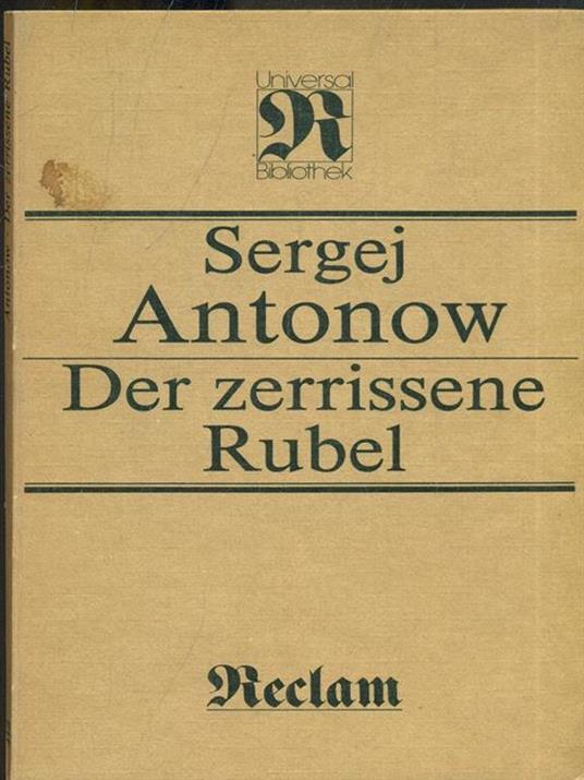 Der zerrissene Rubel - Sergej Antonow - 5