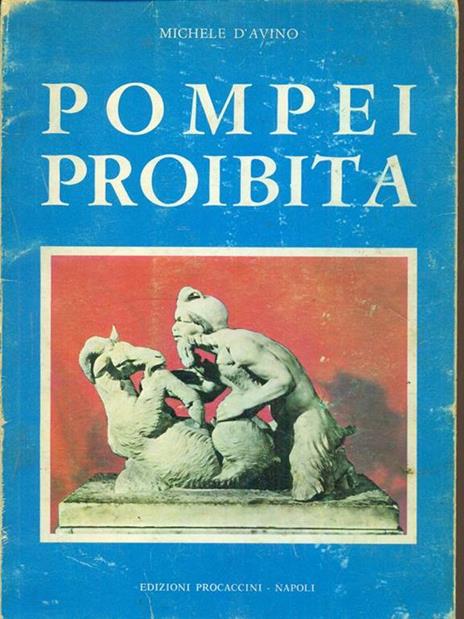 Pompei proibita - Michele D'Avino - copertina