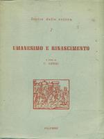 Umanesimo e rinascimenro di: C. Vasoli