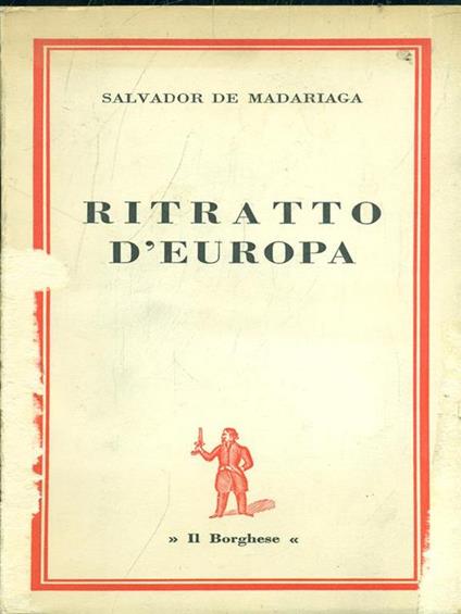 Ritratto d'Europa - Salvador de Madariaga - copertina