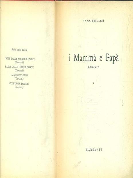 I mammà e i papà - Hans Ruesch - 3