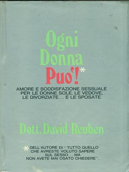 Ogni donna può! - David Reuben - copertina